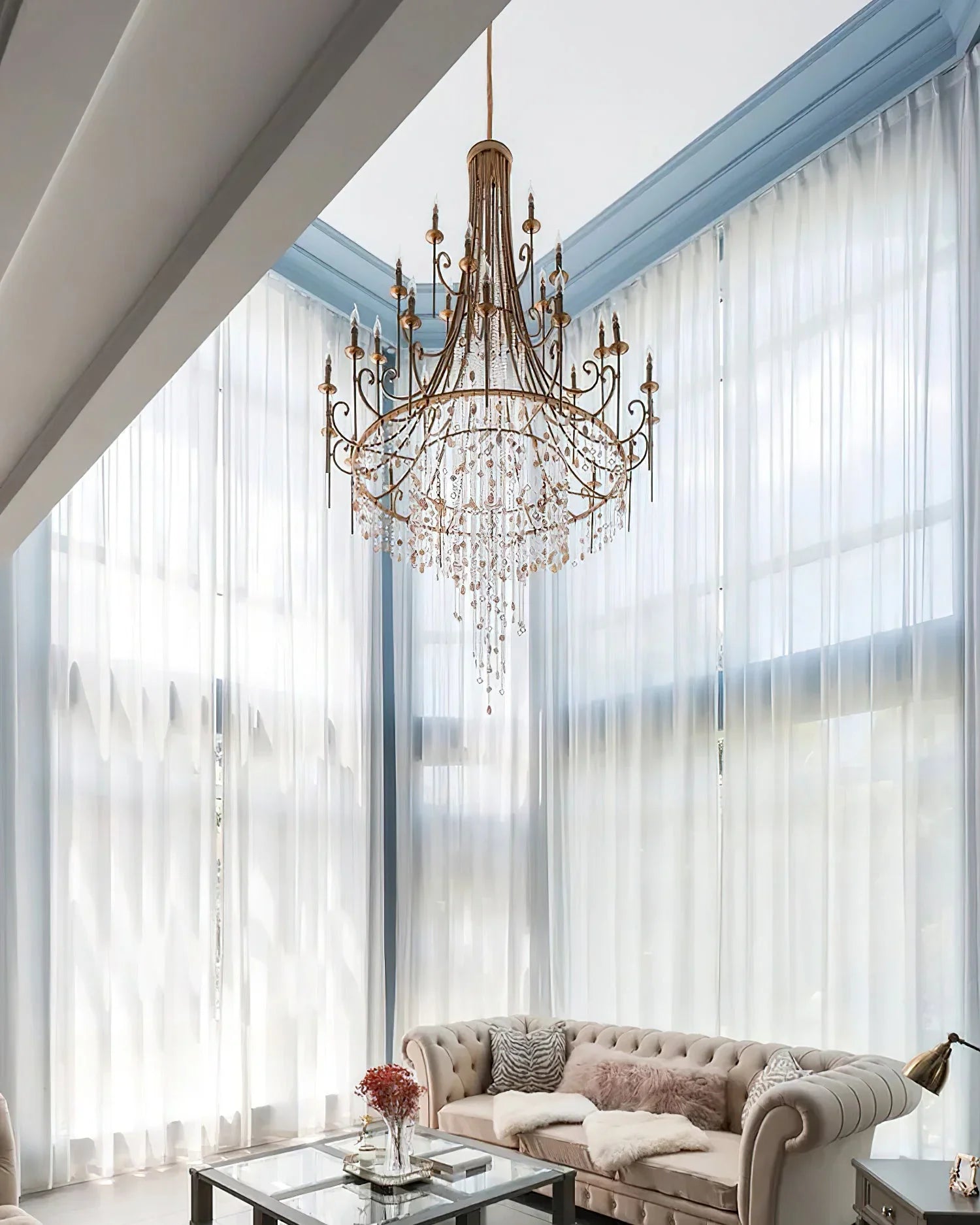 Tatum Lux Shell Chandelier