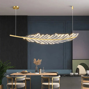 Modern Leaf Shaped Chandelier