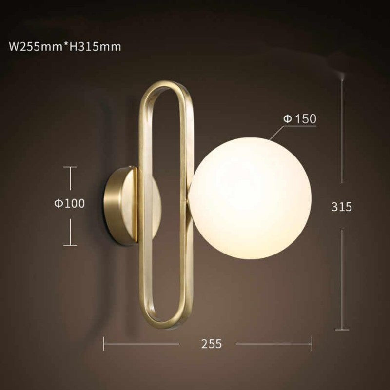 ENGILLA Oval Ring Wall Lamp