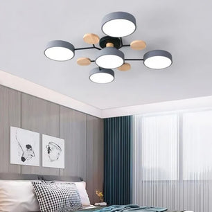 Nordic Branched Disc Metal Ceiling Lamp S117