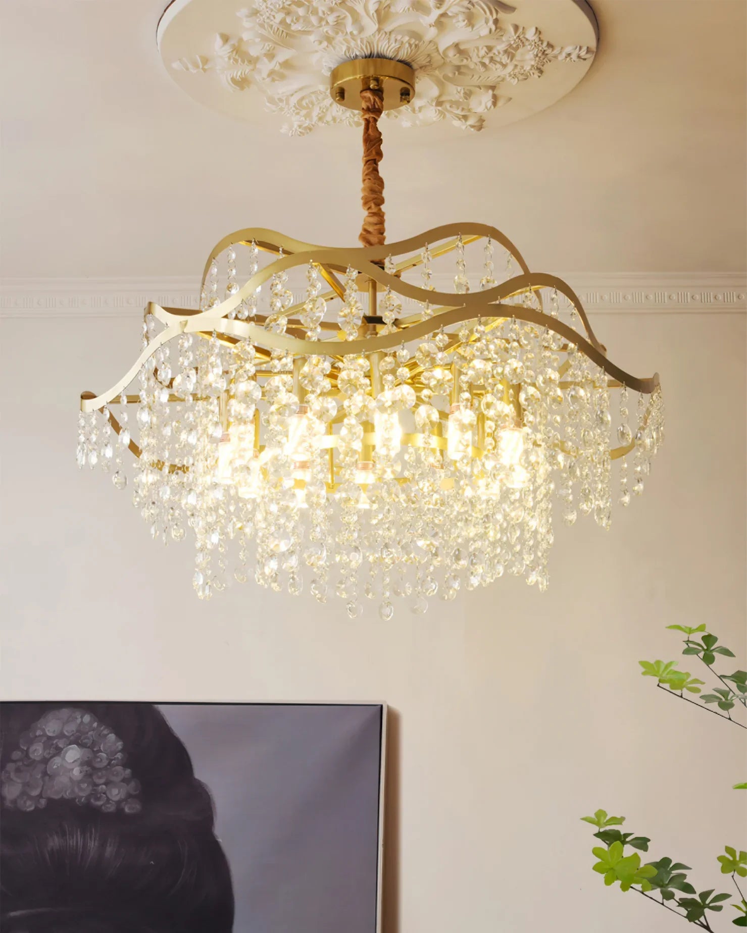 Luna Crystal Chandelier