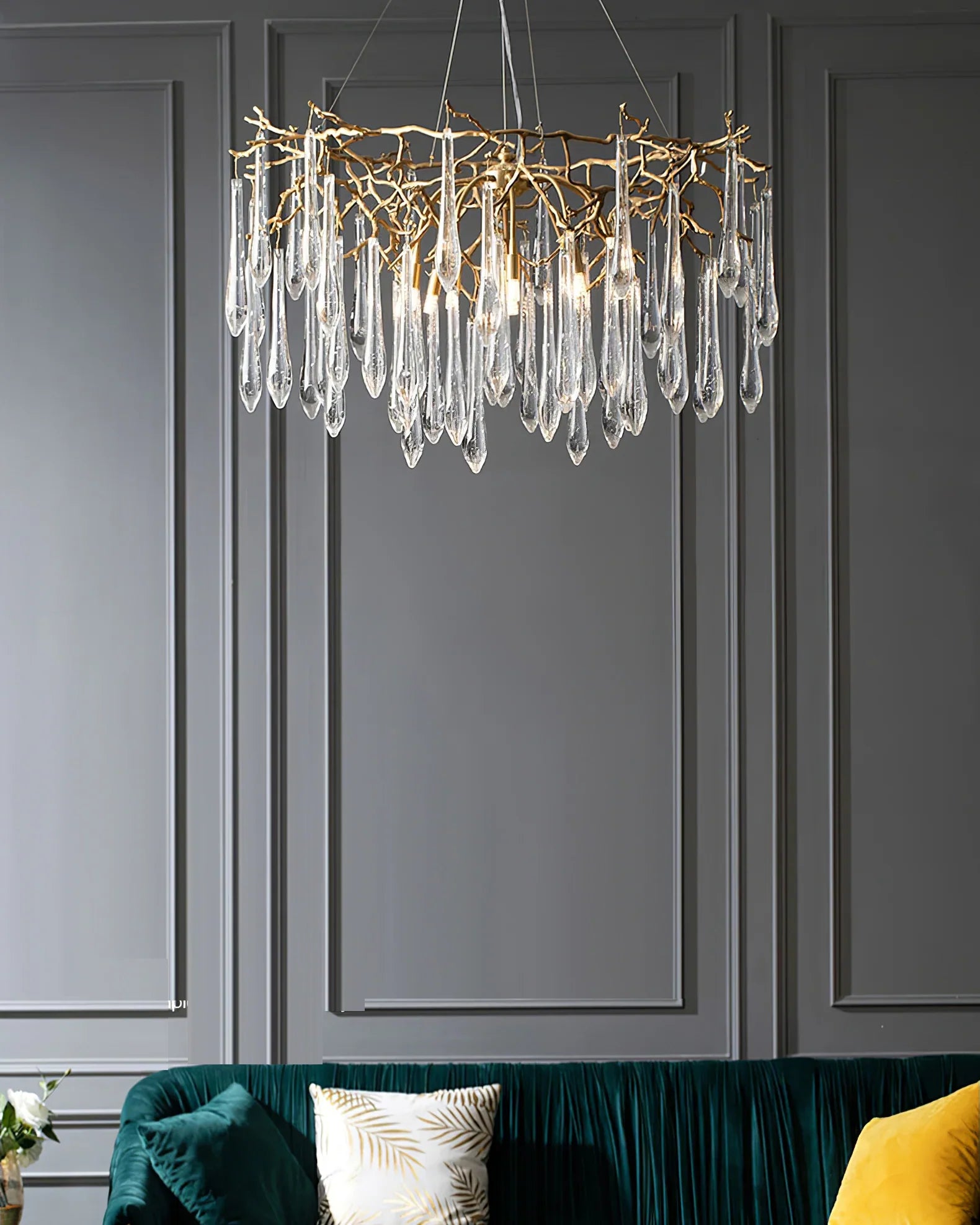 Branchs Brass Chandelier