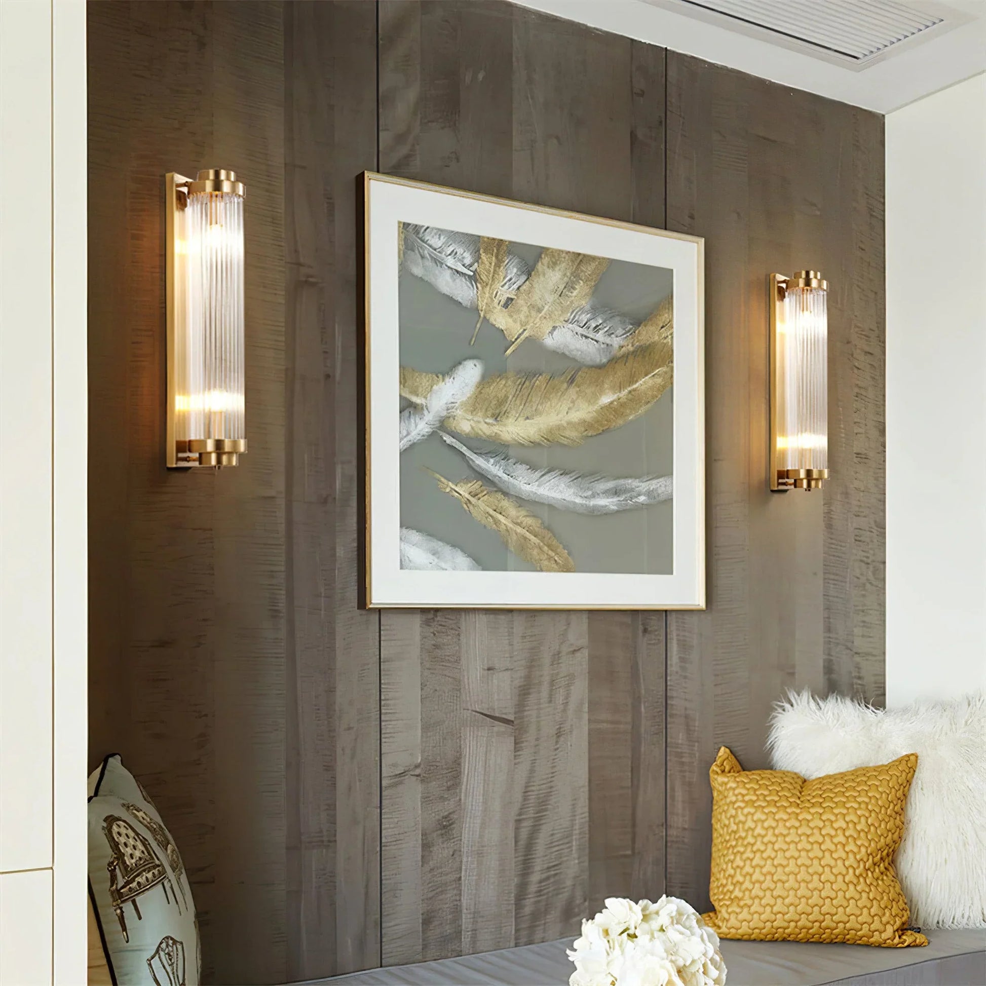 Pillar Offset Wall Lamp