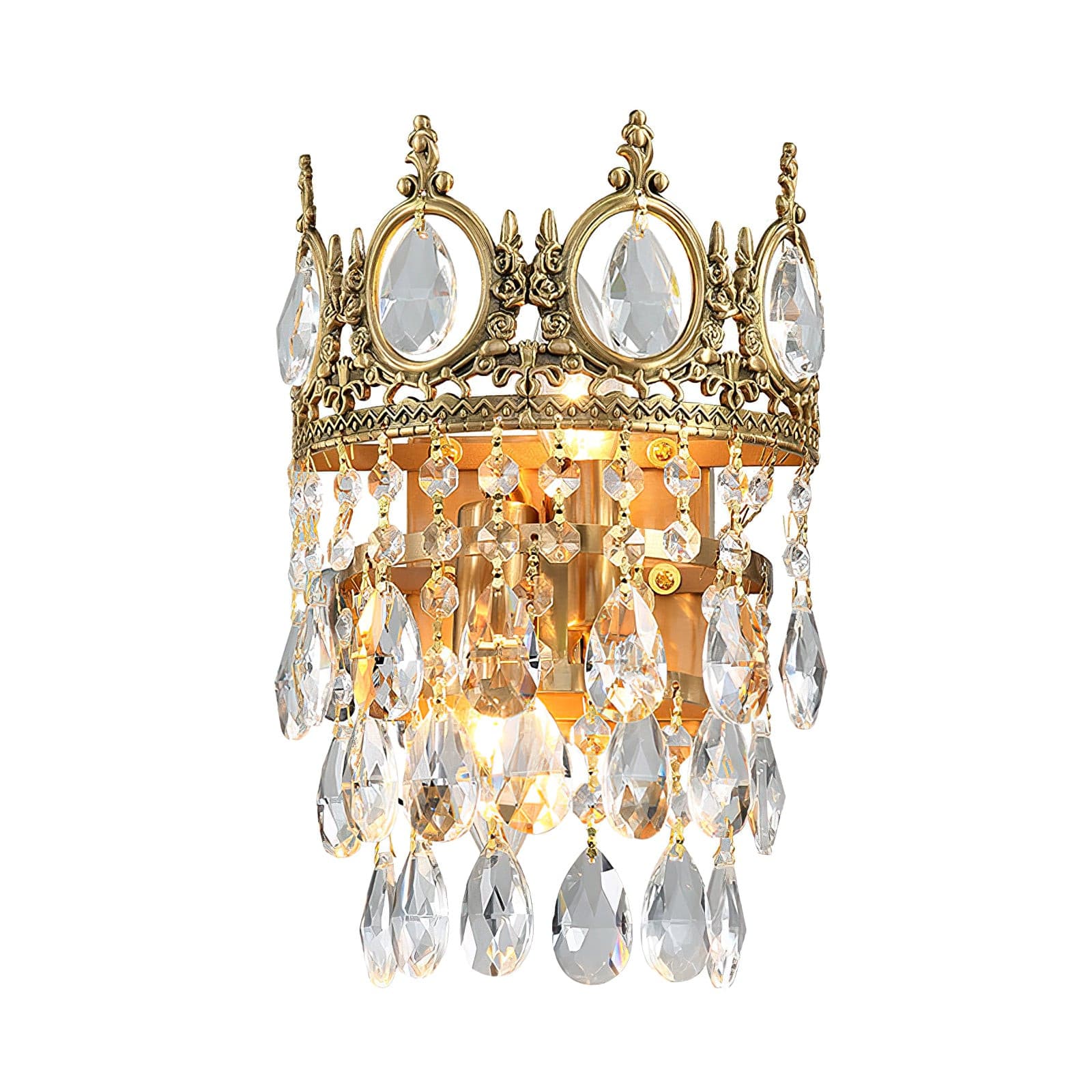 Vintage Crystal Wall Lamp