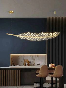 Modern Leaf Shaped Chandelier