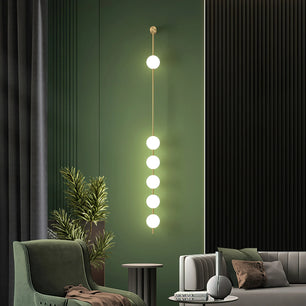 Vertical Balls Wall Lamp