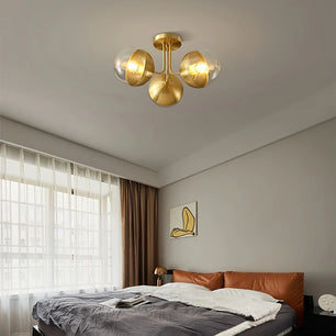 Brass Globulars Ceiling Lamp