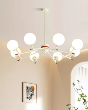 Spherical Beam Chandelier