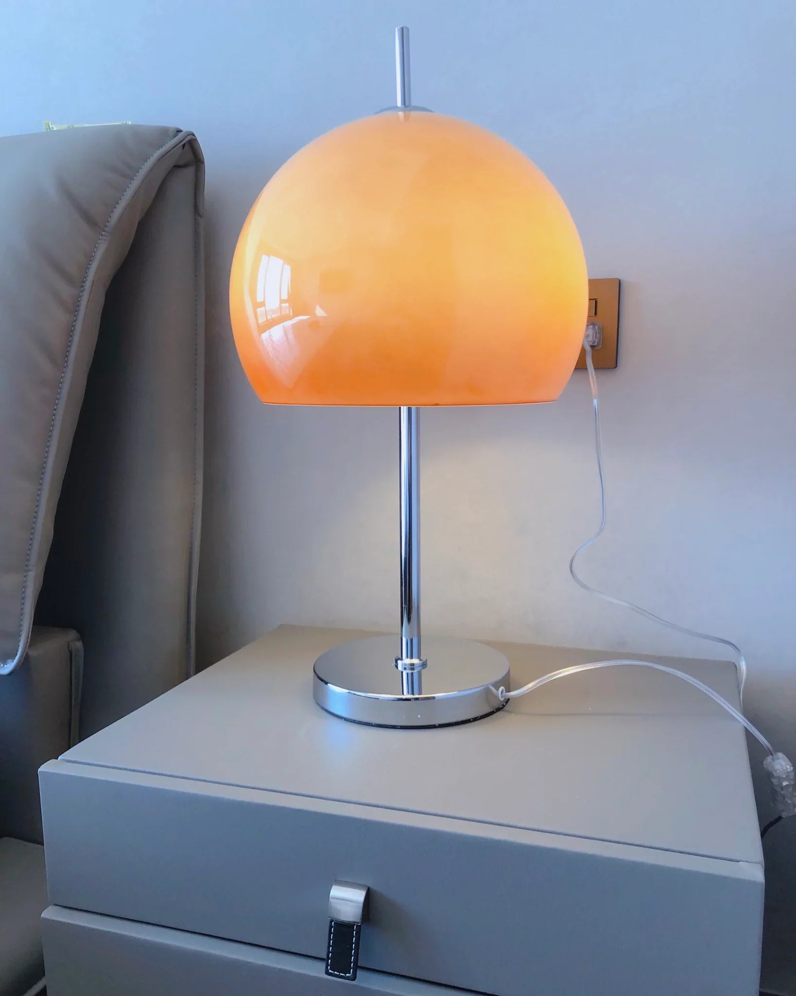 Mushroom Brown Table Lamp