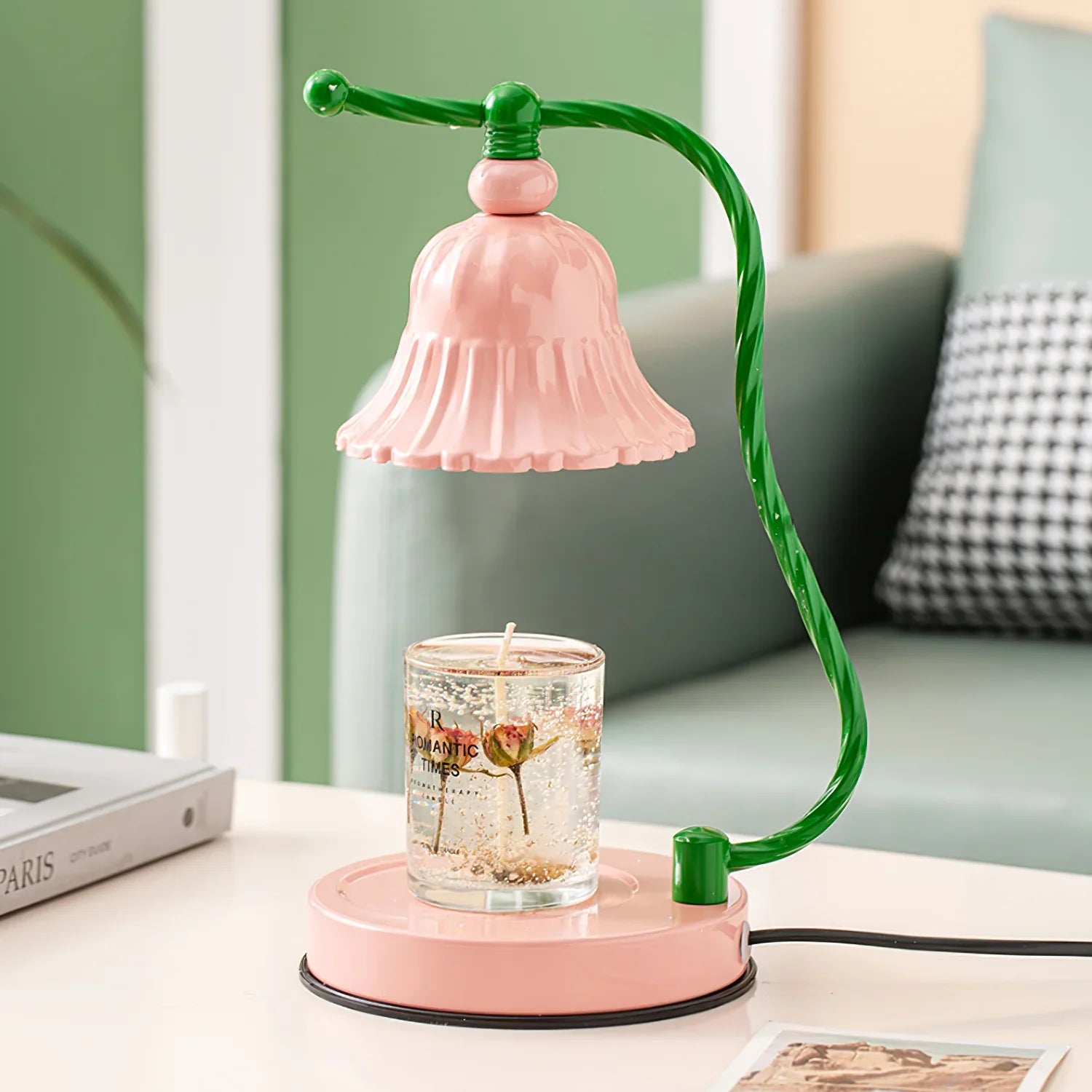 Pink Candle Table Lamp