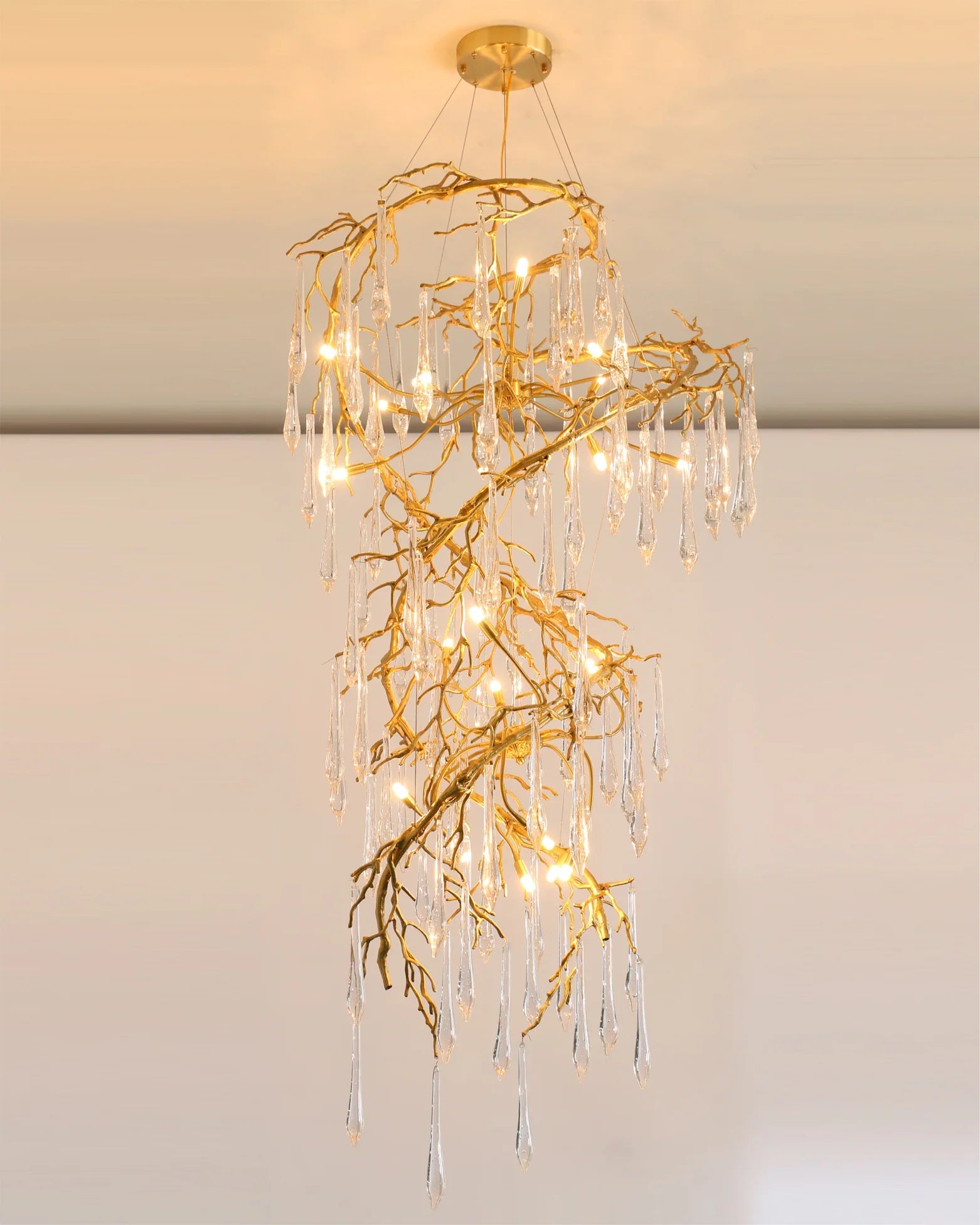 Spiral Branches Chandelier