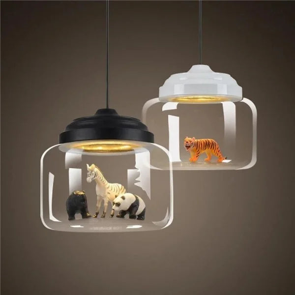 Creative Little Zoo Glass Pendant Light S91