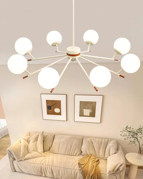 Spherical Beam Chandelier