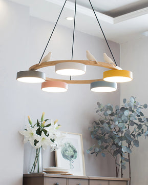 Sienna Bird Round Chandelier