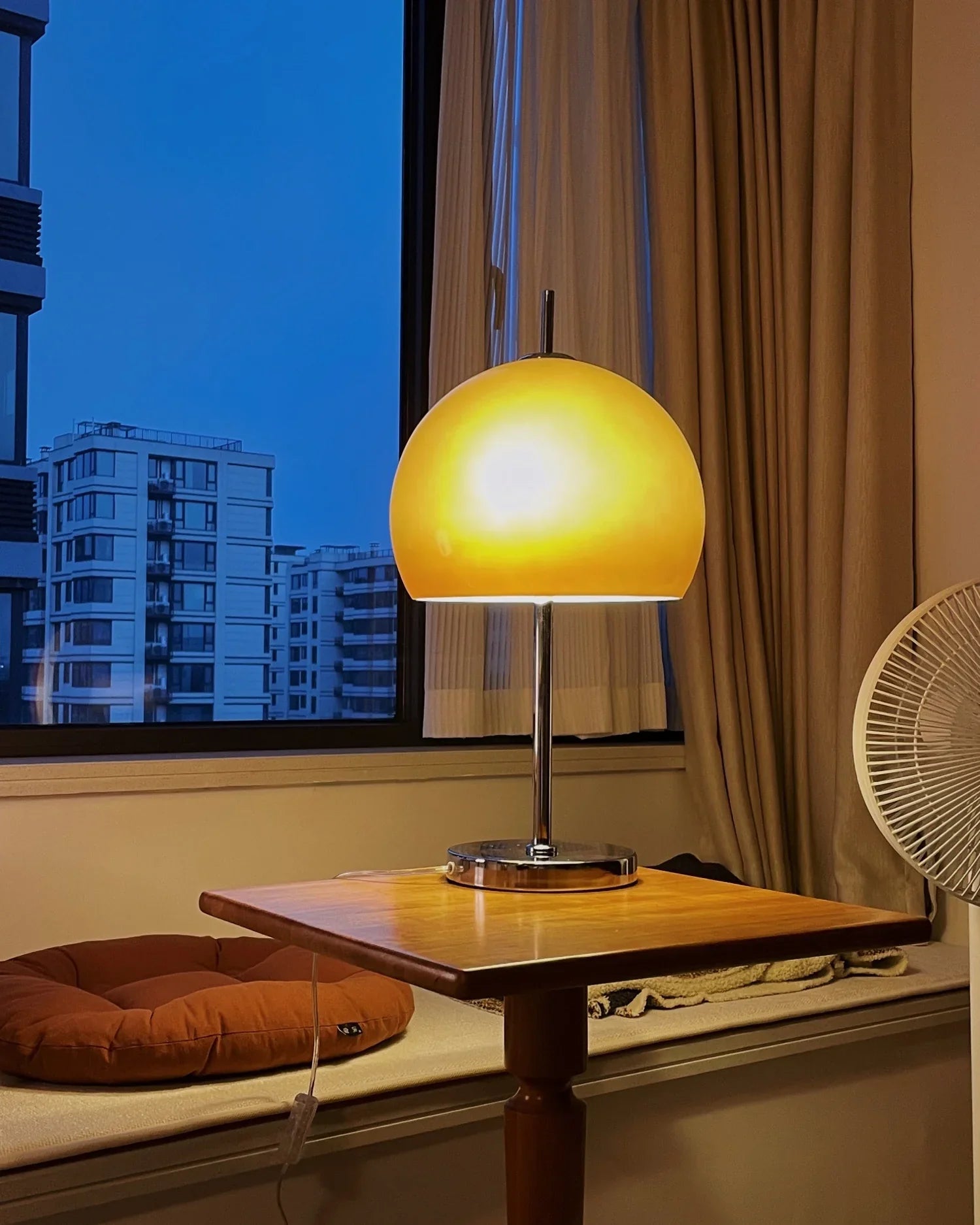 Mushroom Brown Table Lamp