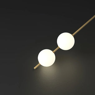 Vertical Balls Wall Lamp