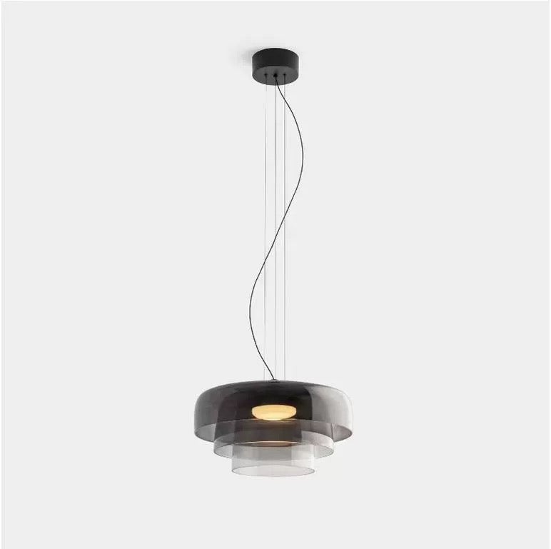 Lark 3 Shade Modern Glass Pendant Lamp