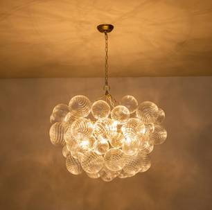 Cluster Glass Bubble Chandelier