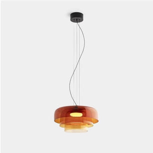 Lark 3 Shade Modern Glass Pendant Lamp